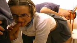 Best Vintage Porn with a teen & two horny men
